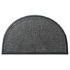 Semi-circular Mud Scraping Dust Removal Floor Mat Entry Door Stain-resistant Commercial Polypropylene Wear-resistant Rubber Mat Anti-slip Mat