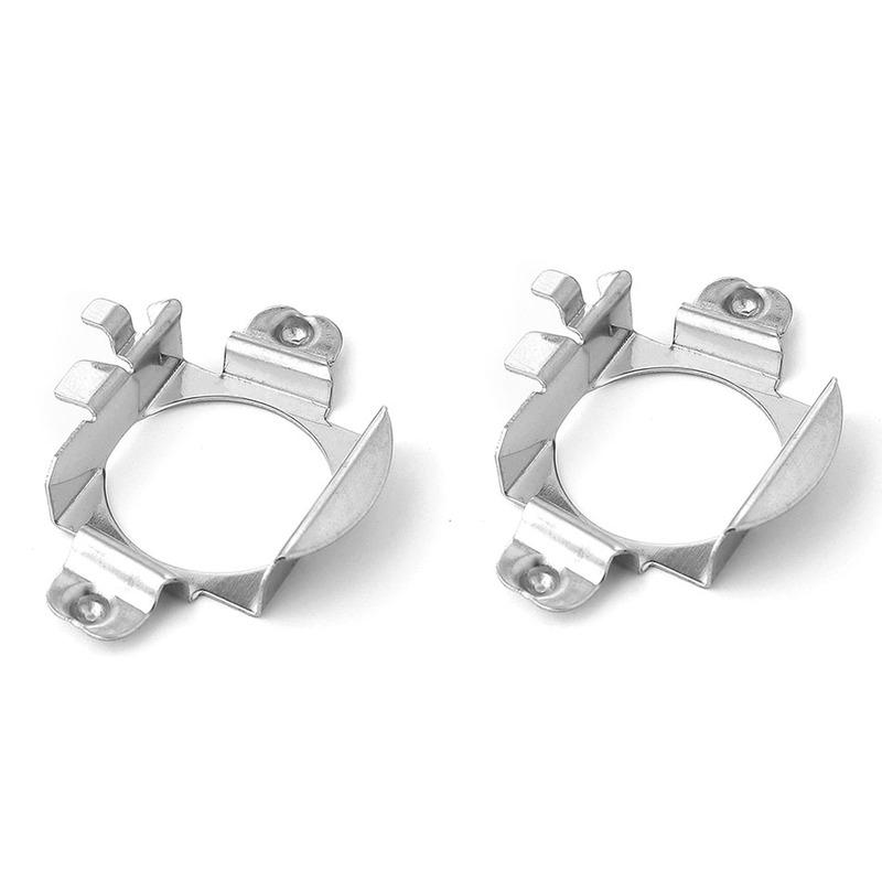 2 Stück H7 LED-Scheinwerferbirnen-Adapter H7 Halter Halteklammern Lampenfassung Sockel, Kompatibel mit Mercedes Benz C/B/GLA/GL/GLS