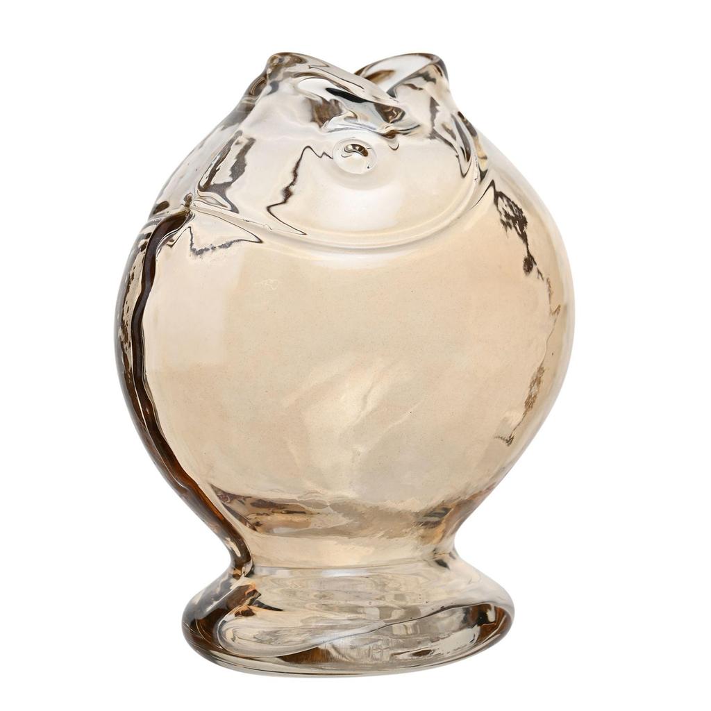 Hestia Glass Fish Vase - Round Shape