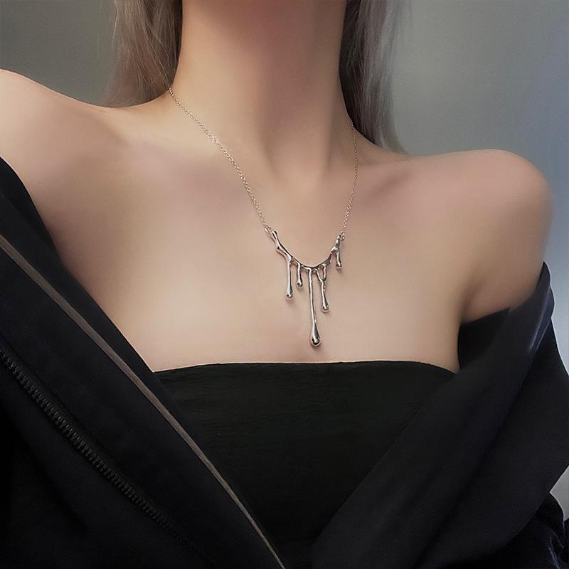 Geometric Water Drop Stud Earrings: Modern, Sweet & Cool Design