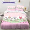 BT21 Pattern Bedding Home Decoration Birthday Gift ( 1 Duvet Cover + 2 Pillowcase, Without Core),fan Merchandise.