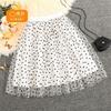 Cotton to Girls Mesh Skirt Summer Dress Girls Fashion Skirt Beautiful Versatile Casual Trend Big Children Gauze Skirt Trend