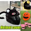 Kreslený Ochranný Kryt Helmy Headgear Nadýchaný Plyšový Set Pro Motocykl Celotvářový Ochranný Obal Bezpečnost Motorky Trendy