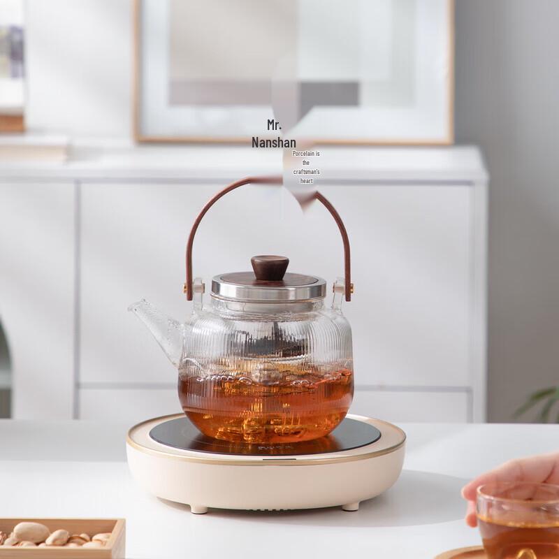 Striped Glass Tea Kettle & Instant Brewer