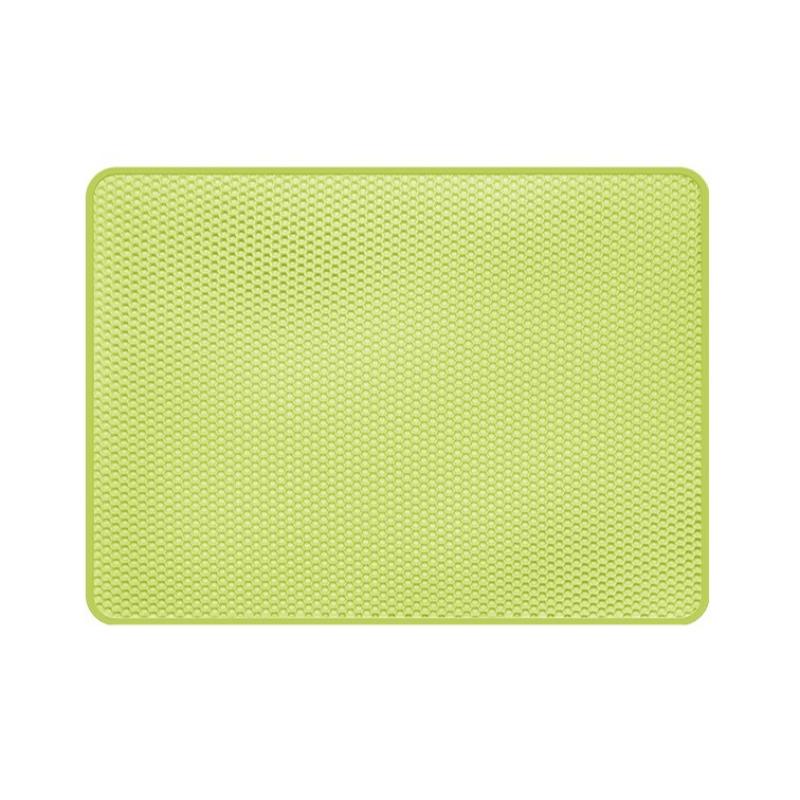 Doppelschichtige rutschfeste Katzenstreumatte Große Haustierfiltermatte Verschleißfest Wasserdicht Rutschfest für Katzentoilette