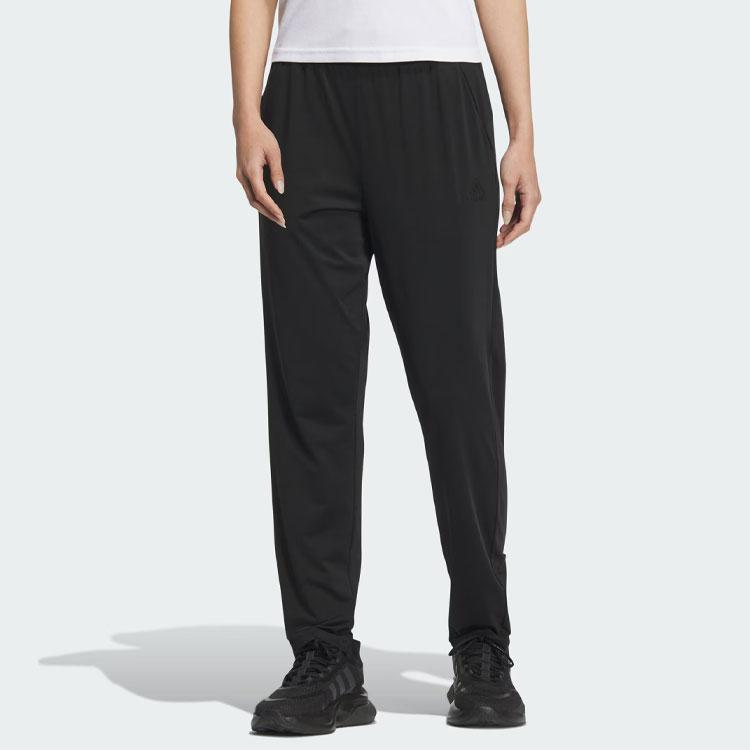 Adidas Cool Feeling Easy Pants Logo Knit Sport Casual Trousers Men Bottoms Black JC5659