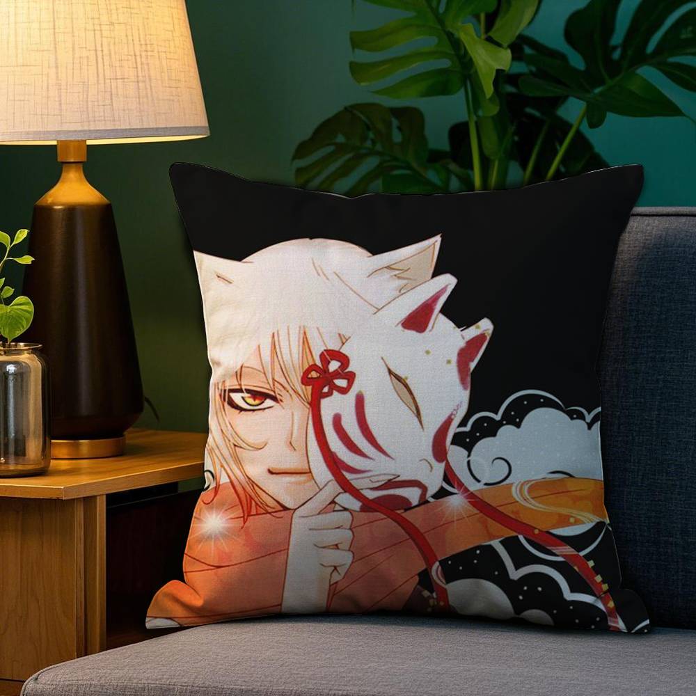 K-Kamisama Hajimemashitas Pillow Case Plush Fabric Soft Double Sided Print Sofa Cushion Cover Throw Pillow Covers