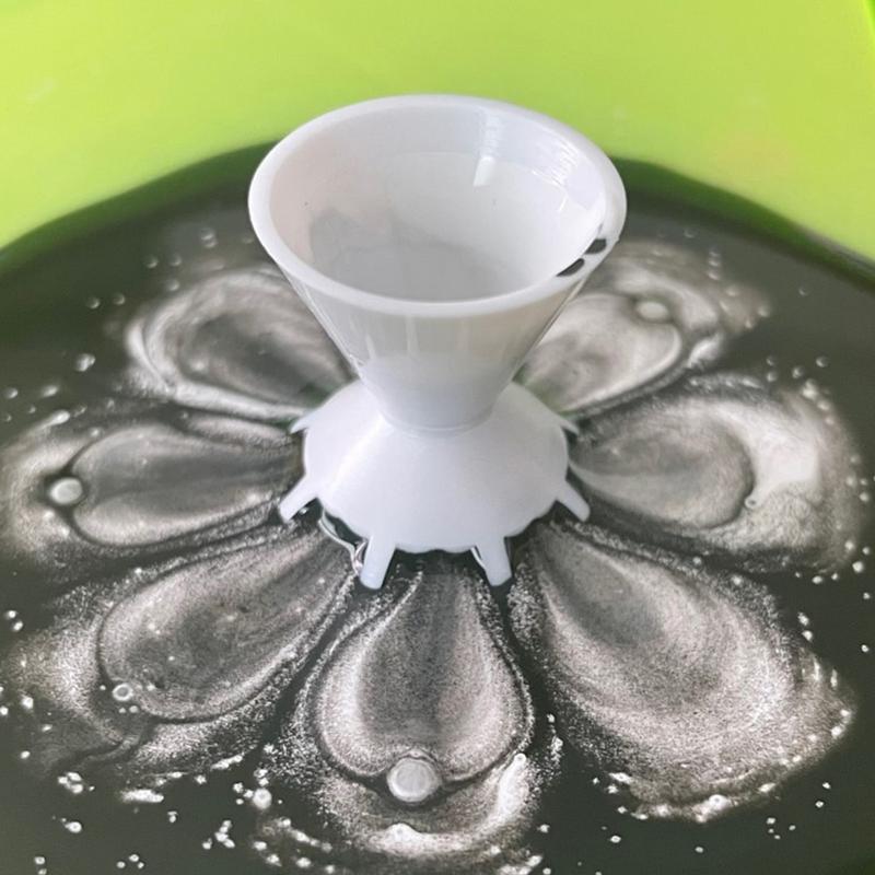 Acrylic Paint Pouring Split Cup Mini 7-Leg Funnel Split Cup For DIY Making Pour Painting Mandala Flower Graffiti Accessories