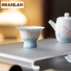 45ml Hand-painted Rabbit High Foot Teacup Traditional Tea Bowl Jug Tea-tasting Personal Cup Chazhan Master Cups Household Cha