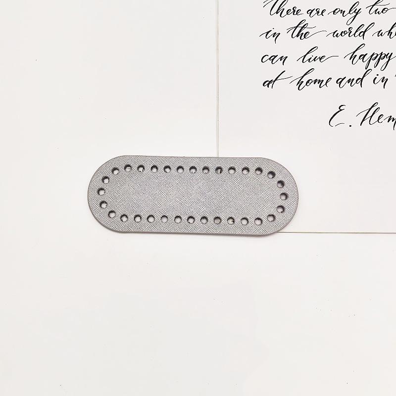 

Хюна Ручная Вязаная Крючком Кожаная Основа Женская Сумка-Кошелек для Телефона серебряный