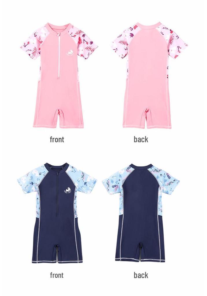 2026 Girls' Professional One-Piece Swimsuit Set for Children