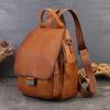 Women's Fashionable Large-capacity Genuine Leather Backpack with Dual Shoulder Straps