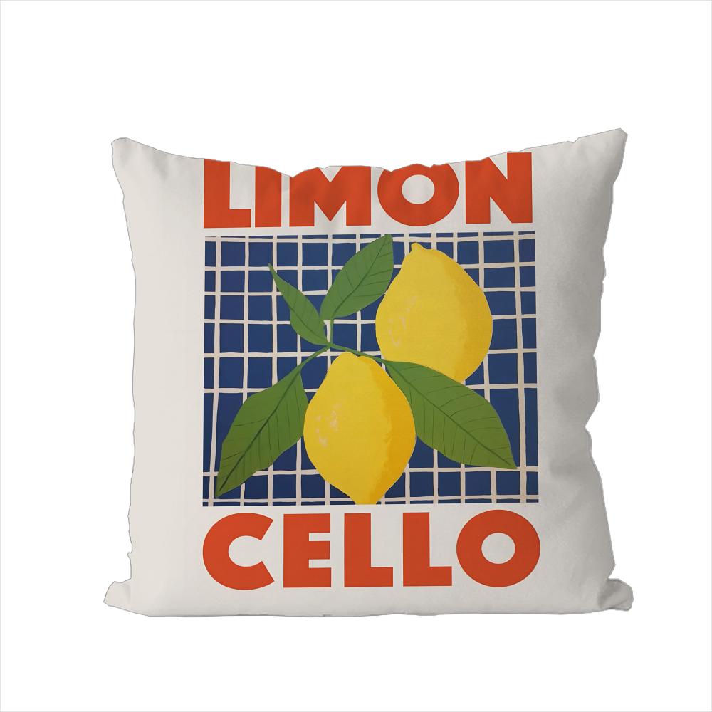 

Limoncello Cocktail Pillow Case For Car Sofa Decorative Home Doublesided Print Plush Square Throw Pillow Cushion Cover 30x30cm