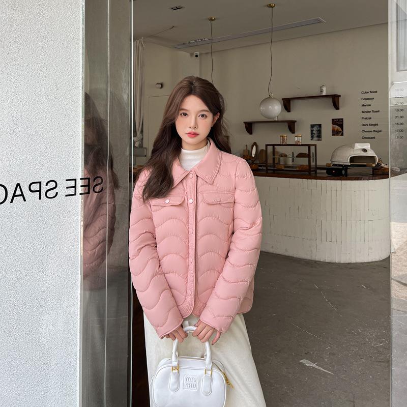 Down Cotton-padded Clothes, Short Cotton-padded Clothes, Winter New Fashionable Versatile Loose and Light Loose Cotton-padded Clothes Jacket