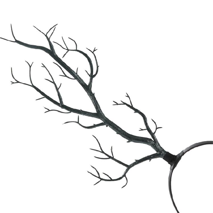 Punk Hairband Natural Branch Hairhoop For Masquerades Party Costume Props Special Occasion and Music Festival Headpiece