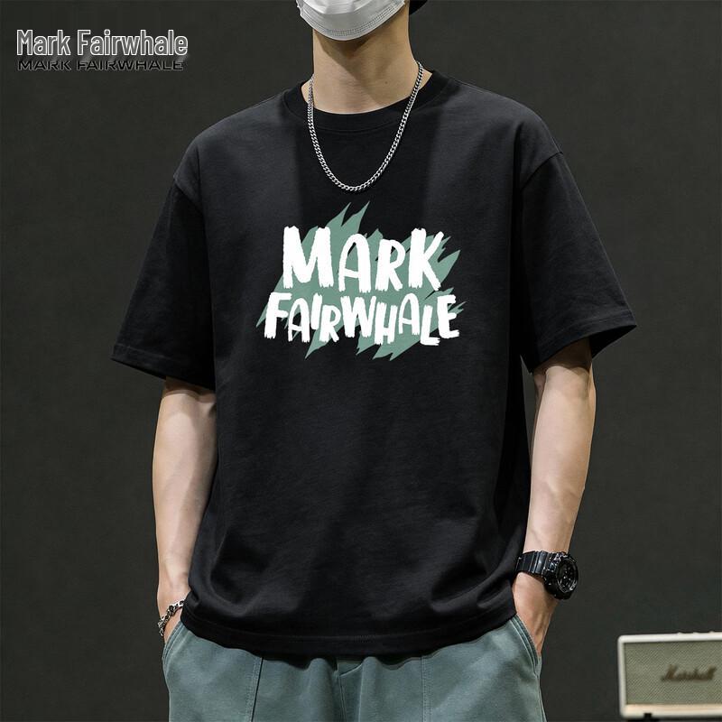 

Mark Fairwhale Men s 2026 Summer Loose-Fit Cotton T-Shirt XL