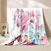 Multiple Sizes Pokemon Cute Sylveon Eevee Flannel Blanket for Home Sofa Office Break Blanket Children Student Kids Luxury Gifts