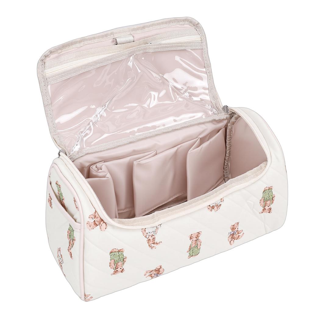 Hair Tools Travel Bag Shockproof Hair Dryer Accessories Storage Case with Metal Hanging Hook Large Capacity Organizer