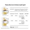 Beiding 800ML High Borosilicate Glass Tea Infuser Bottle