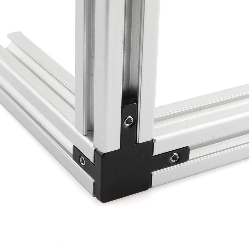 20/30/40 3-dimensional Right-angle Connector 3-Way End Corner Bracket Connector Cast Aluminum Universal Angle Slot Connector