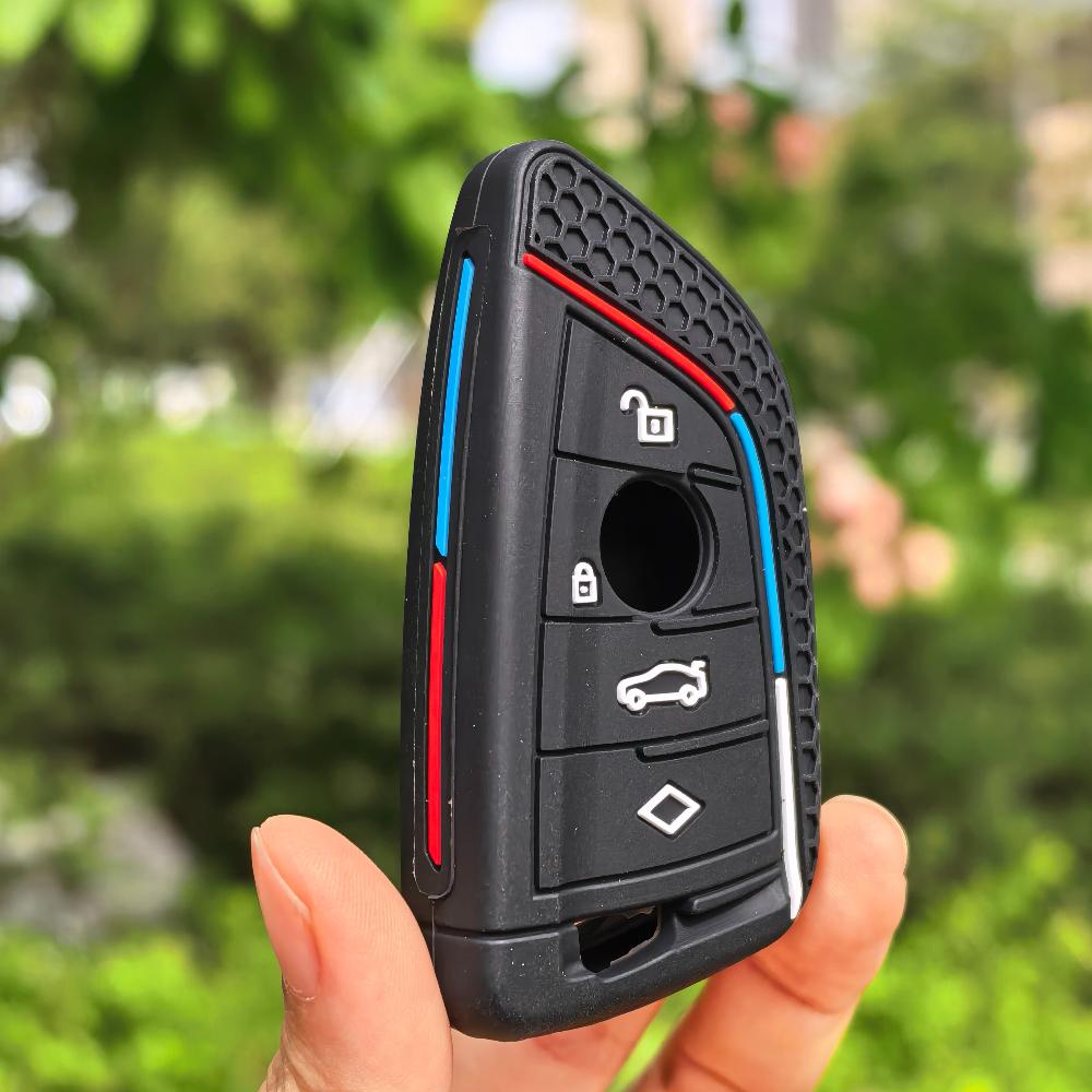 Bmw F30 F31 F32 F34 F20 F21 F07 F10 1 3 5 7 Seeria X1 X3 G01 X4 G02 X5 F15 F16 M3 M4 jaoks Silikoonist Auto Võtmehoidja Kate Kest Fob