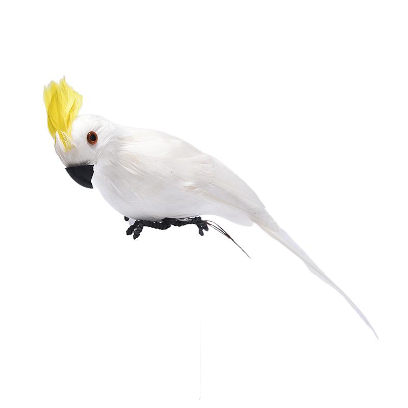 1PCS Parrot Artificial Birds Fake Foam Animal Simulation Feather Birds Models DIY Wedding Home Garden Ornament Decoration