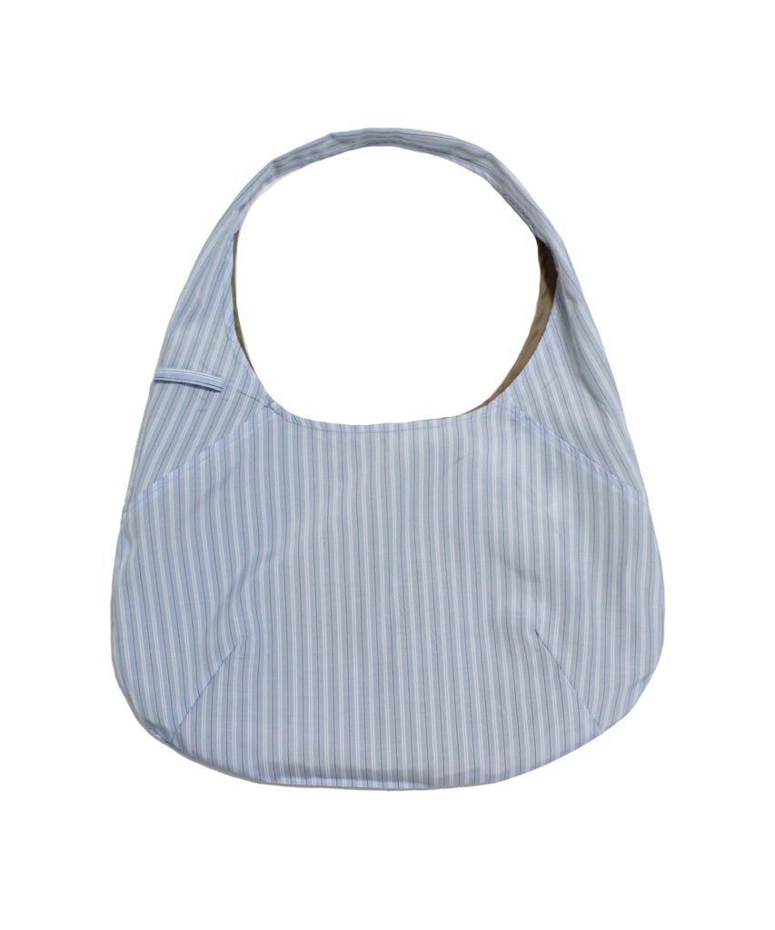 Keymisery Reversible Striped Tote Bag (Beige)