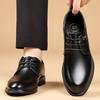 New Designer Black Dress Shoes Male Spring Autumn Fashion Casual Business Shoe Male Classic Wedding Work Leather Shoes Man