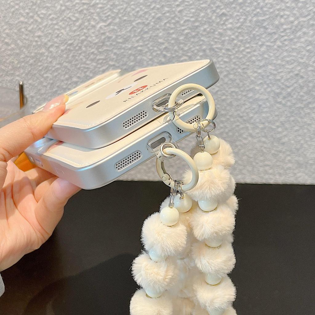 Trendy Leather Rilakkuma Phone Case for iPhone 17 Pro Max - Drop-Proof, Cute Design, Fits iPhone 16/15