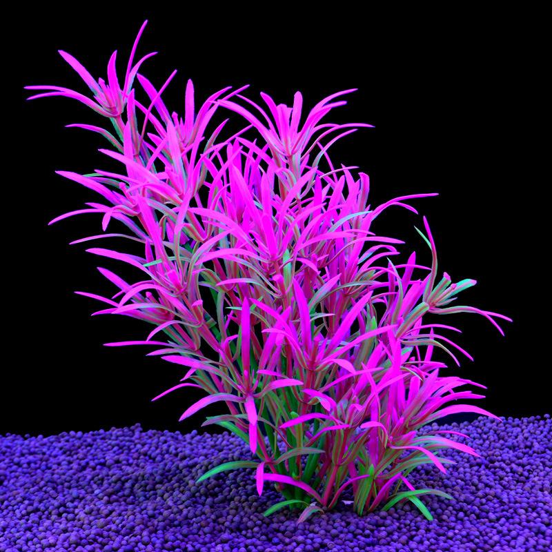 Aquarium Decor Set: Simulated Seaweed & Plastic Plants for Fish Tanks