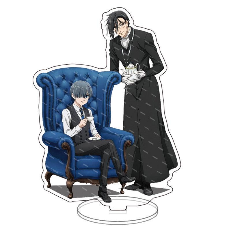 

Anime Black Butler Public School Arc Cosplay Action Figure Acrylic Stand Ciel Stand Model Desk Decoration Gift 15 cm