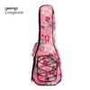 Wyściełany plecak na ukulele Langting, pasuje do ukulele 21", 23", 24"