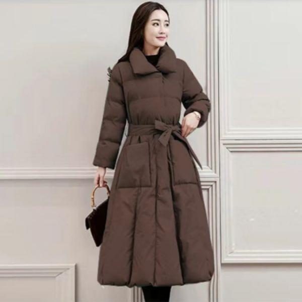 Jachetă de iarnă pentru femei, jachete lungi din puf, parka caldă, casual pentru femei, groasă, matlasată, din bumbac, jachete tip puffer, parka, îmbrăcăminte exterioară