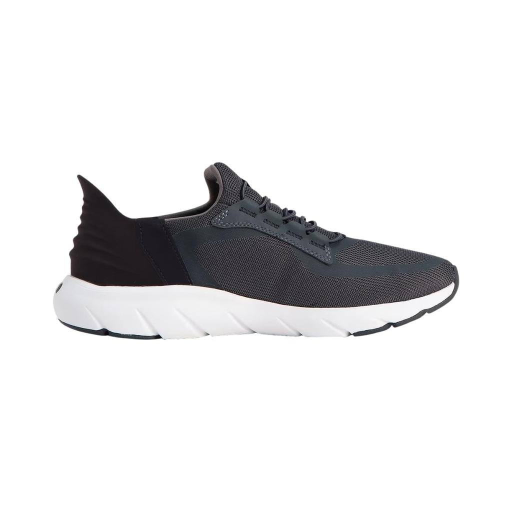 Running shoes SOFTRIDE Flex Lace EASE IN Wide ALT Unisex Adult 2025 Color Strong Navy cm [PUMA] Spring/Summer Gray/New (03) 26.5