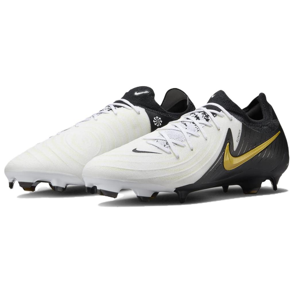 Nike Phantom GX 2 Pro FG Mad Ready Pack Unisex Sneakers White Metallic-Gold-Coin Black FJ2563-100