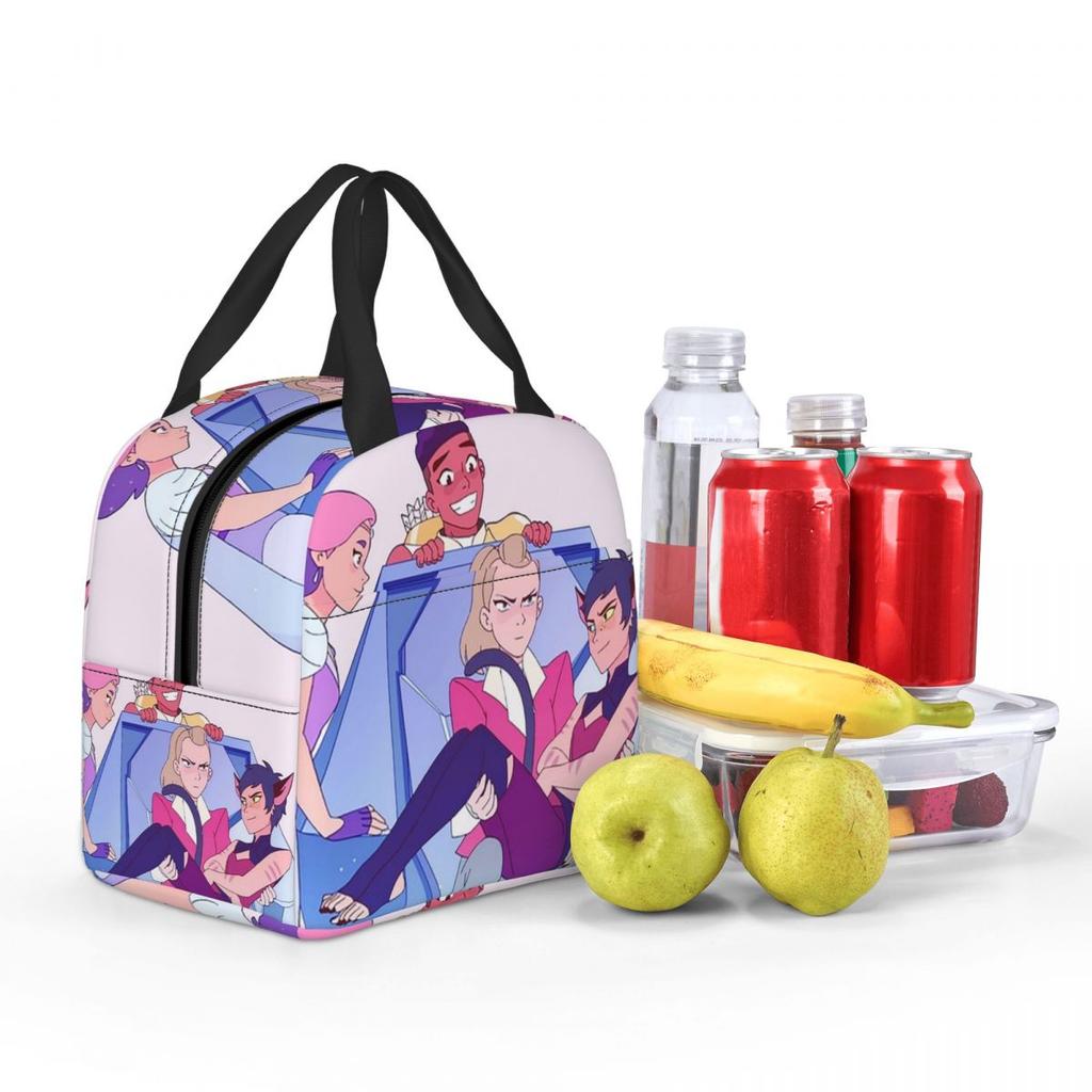 Best Friend Squad She-Ra And The Princesses Of Power Insulated Lunch Bag for Women Children Food Boxes Thermal Lunch Box Tote