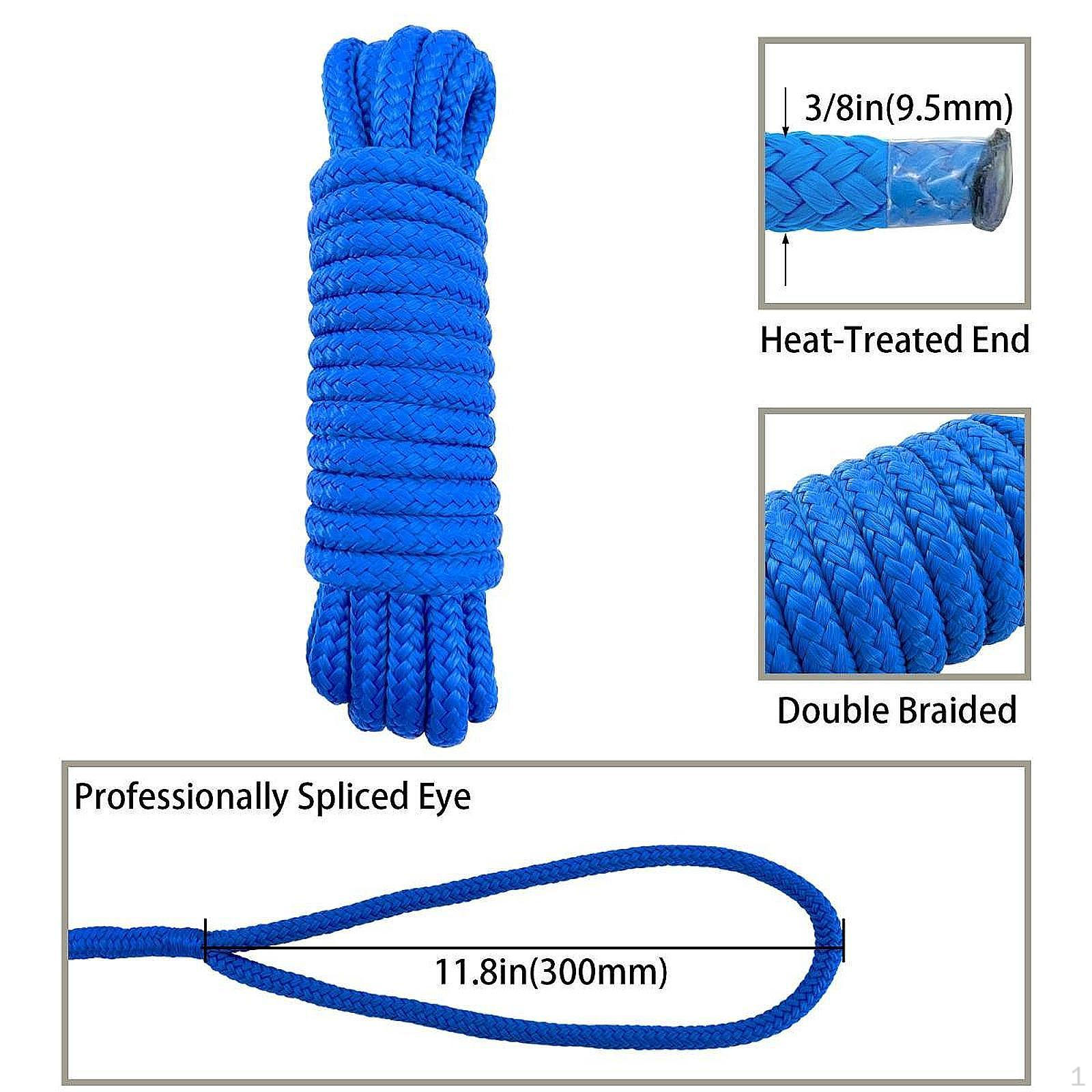 

Аксессуары для лодочных канатов, износостойкие, премиум-класса, практичные, простые в использовании, профессиональные, двойные Length 4.5m