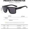 Summer New Mens Driving Sunglasses UV400 Polarized Sports Windproof Eyewear for Outdoor Cycling Running