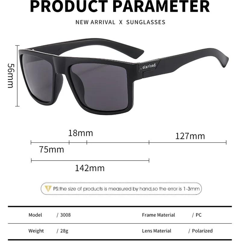 Summer New Mens Driving Sunglasses UV400 Polarized Sports Windproof Eyewear for Outdoor Cycling Running