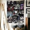 Nightmare Before Emma'S Adventure Tapestry Background Cloth Fashion Print Background Cloth Wall Decoration Christmas Gift