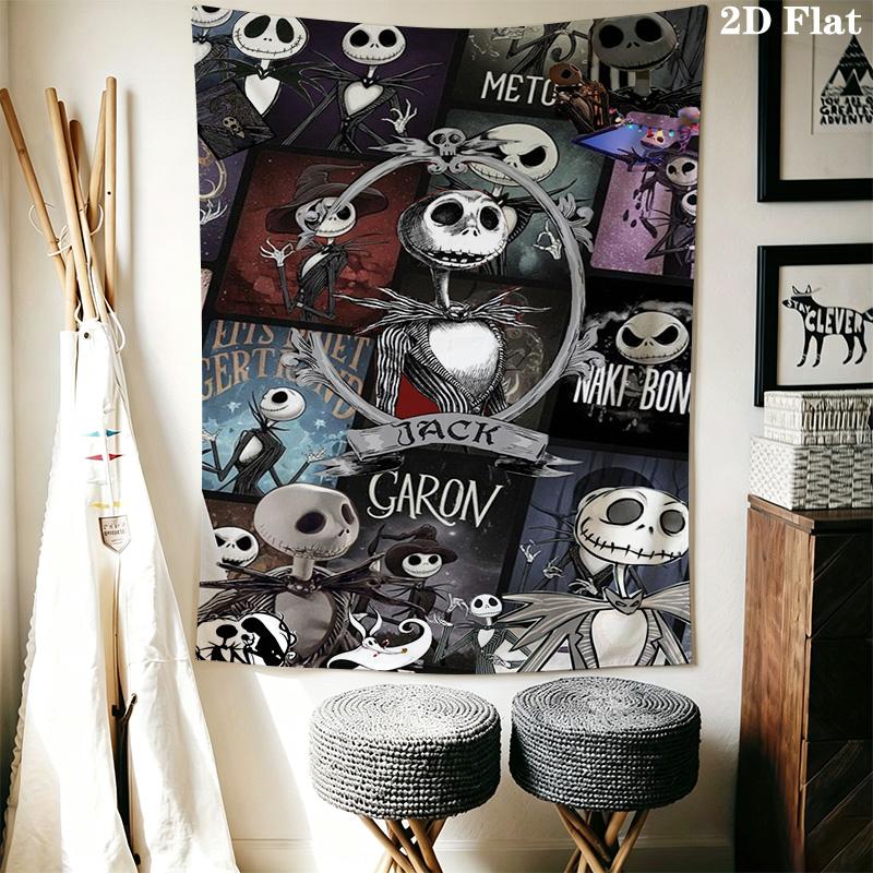 Nightmare Before Emma'S Adventure Tapestry Background Cloth Fashion Print Background Cloth Wall Decoration Christmas Gift