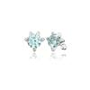 Dragon Claw Earrings - Dark Red Blood Diamond Earrings - Hip Hop Ear Bar Studs - Small-scale Design - High-end Style - Zircon