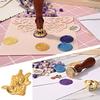 Special-shaped Stamps Print Head Classic Vintage Wax Sealing Head DIY Manual Account Invitation Envelope for Gift Scrapbooking