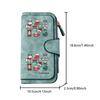 Christmas Print Long Zipper Wallet, Large-capacity Card Holder, Unisex Clutch Bag, Stylish Zippered Coin Purse, Suitable for Daily Use, a Great Gift
