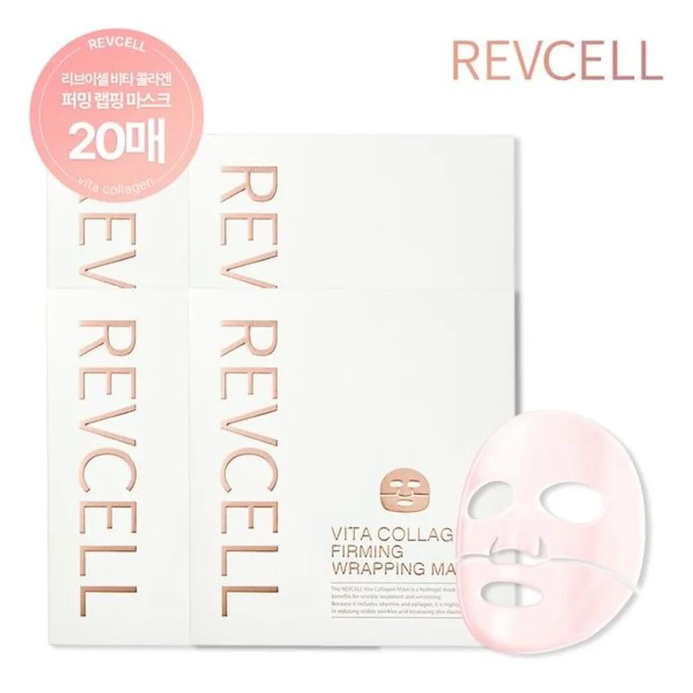 REVCELL Vita Collagen Firming Wrapping Mask 6 Boxes (30 Sheets)