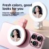 Mobile Phone Selfie Mirror Filling Light Multifunctional Selfie Mirror LED Rechargeable Portable Mini Photo Beauty Light