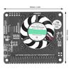Cooling Fan Module with Power Switch Adjustable Speed for Raspberry Pi 4B 3B+/3B