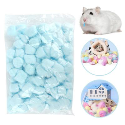 100Pcs/Set Universal High Elasticity Stretchy Hamster Ball Toys Colorful Soft Animal Cotton Filler Balls for Guinea Pig