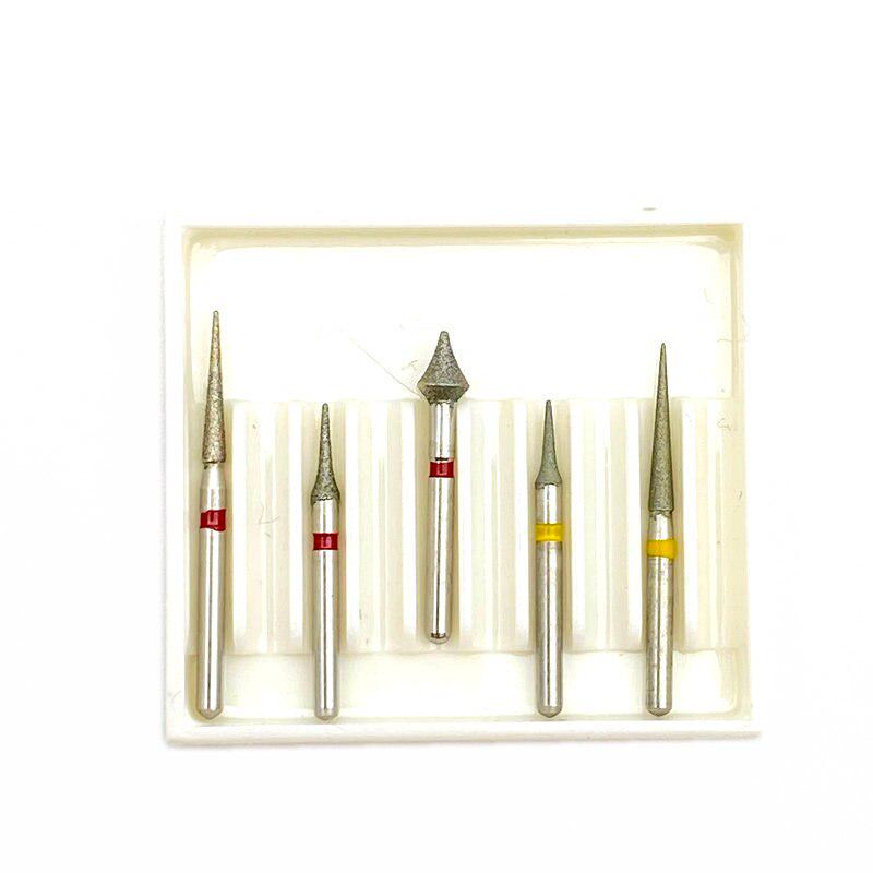 50pcs/10packs Dental Diamond Burs Drills Polishing Whitening Product for High Speed Handpiece Dental 1.6mm High Speed Burs
