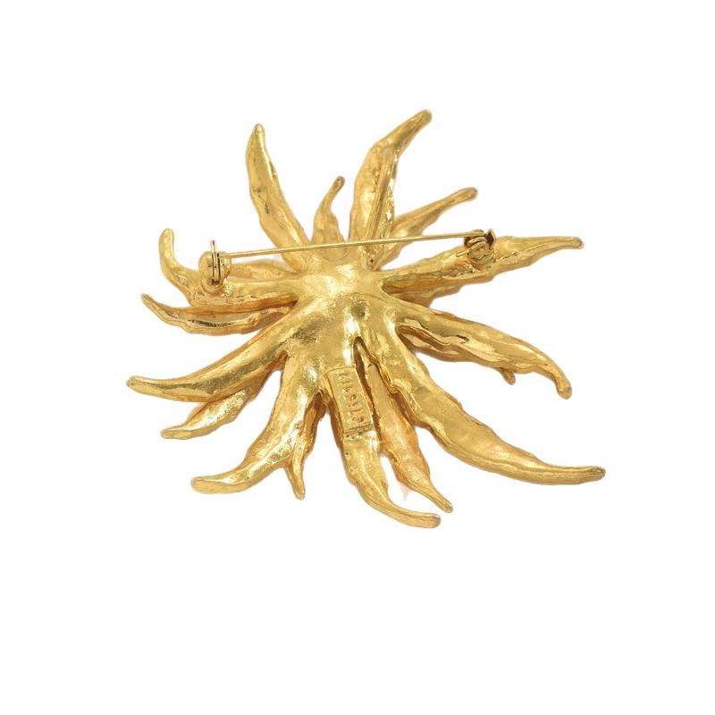 1Pcs Fashion Jewelry Exquisite Flower Metal Brooch Inlaid With Rhinestone For Women's Daily Wear And Party Events Party Gift
